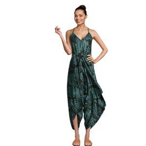 World Market Palm Romper with Pockets!